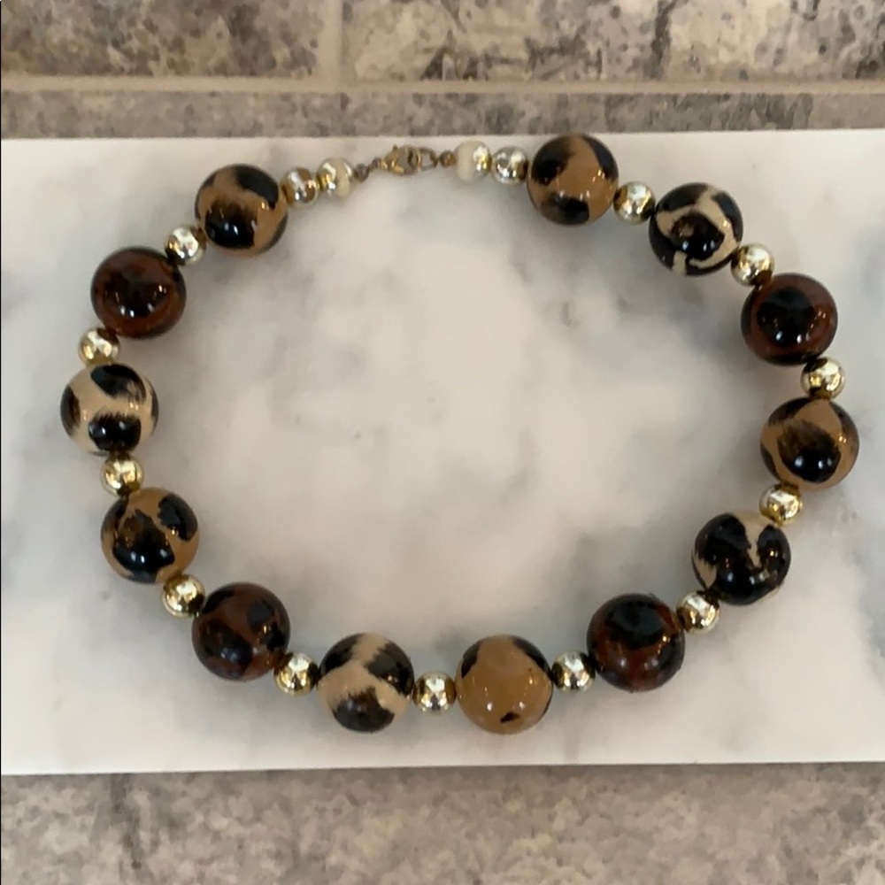 Vintage Leopard Necklace